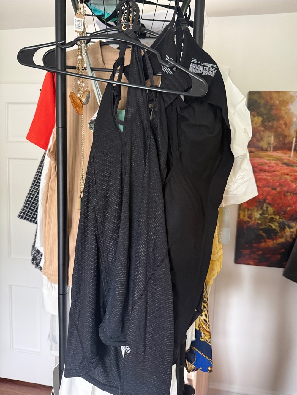 lululemon athletica Black Mesh Running Vest